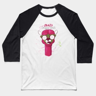 lama crazy dragon fruit Baseball T-Shirt